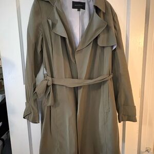 Banana Republic Olive Trench Coat